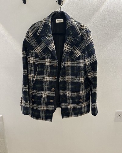 SAINT LAURENT (YSL) Saint Laurent Paris Pavone Uomo Lana Taglia Media