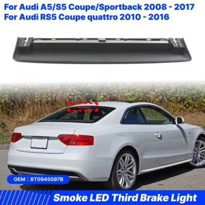 LED High Level Third Brake Light For Audi A5/S5 Coupe Sportback 08-17 8T0945097B - image 1 of 4
