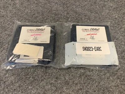 CorelDRAW! 4 Disk Set – 7 Floppy Disks – Vintage Graphic Design Software - Image 1 of 4