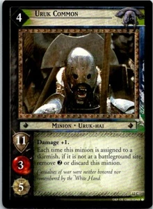 Lord Of The Rings Black Rider TCG Card 12C149 Uruk Common  - Picture 1 of 1