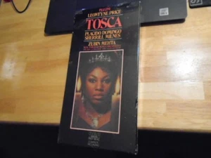 SEALED RARE OOP Puccini Tosca CASSETTE TAPE BOX SET opera Placido Domingo Mehta - Picture 1 of 2