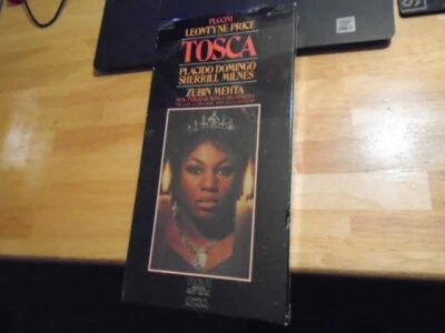 SEALED RARE OOP Puccini Tosca CASSETTE TAPE BOX SET opera Placido Domingo Mehta - Image 1 of 2