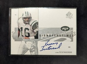 2001 SP Authentic Sign of the Times Auto