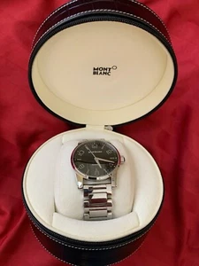 Original Montblanc 7070 TimeWalker Date Automatic w/Original Round Leather Box - Picture 1 of 7