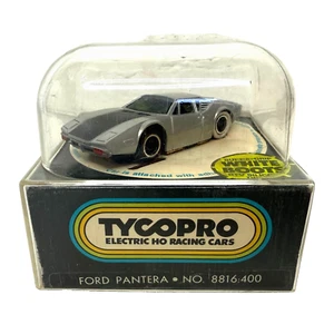 TYCO PRO FORD PANTERA SILVER / BLACK SLOT CAR W/ Original Packaging 8816 400 - Picture 1 of 5
