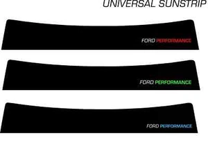 Fits Ford Fiesta Sunstrip Performance Graphics Any Colour Decals - Picture 1 of 3