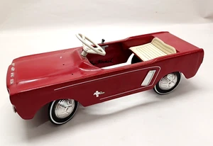 XONEX Signed Ken Kovach 1964 Ford Mustang Red Pedal Car ~ 1995~ No Windshield - Picture 1 of 11