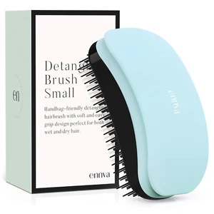 Detangling Hair Brush Mini Hairbrush for Wet Dry Curl Curly Tangle Free Comb - Picture 1 of 7