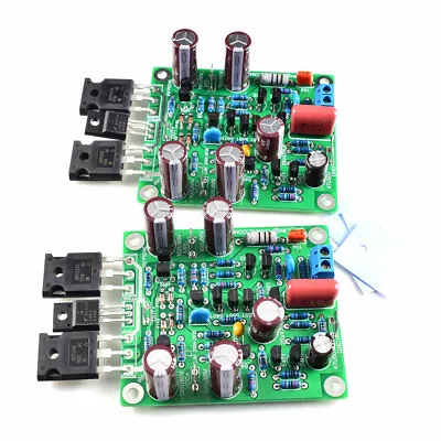 Finished 2pcs L7 MOSFET High Speed Field Effect Tube Power Audio Amplifier Dual  - Image 1 of 4