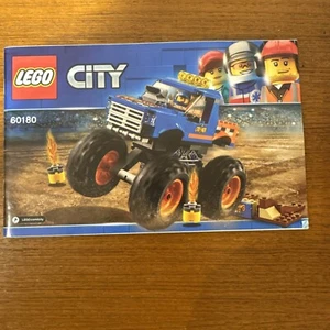 Lego City Monster Truck 60180 INSTRUCTION MANUALS ONLY. EXCELLENT COND. FREE P&P - Picture 1 of 4