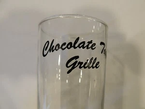 VINTAGE Chocolate Town Grille Hershey Pa. drinking soda beer glass HT White Star - Picture 1 of 5