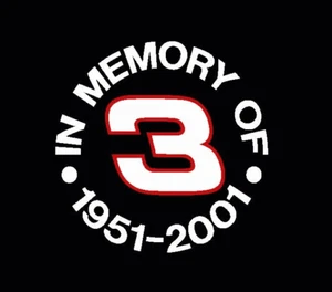 Calcomanía de vinilo DALE EARNHARDT Sr #3 / pegatina nascar M 1 - Imagen 1 de 1