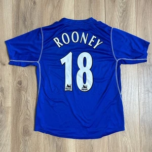 Vintage Puma Everton 2002/03 Rooney #18 Home Shirt Mens XL - Imagen 1 de 13