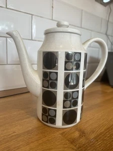 Midwinter Focus Coffee pot Barbara Brown c 1960s - Crazing - Picture 1 of 2