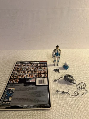 Figura y tarjeta Countdown v1 1989 vintage G.I. Lote GI Joe 3.75 ARAH *100% Completo Foto 1 de 4