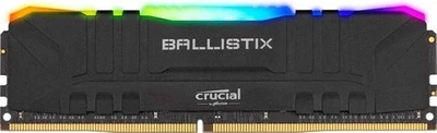 NEW Crucial Ballistix RGB 3200 MHz DDR4 DRAM Memory 8GB CL16 BL8G32C16U4BL - Image 1 of 4