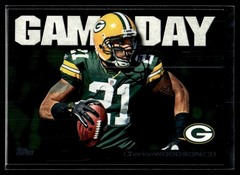2011 Topps Game Day Charles Woodson Green Bay Packers #GD-CW - Image 1 of 2