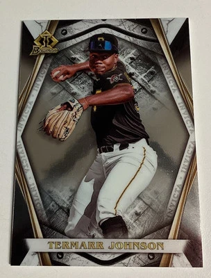 2022 Bowman Draft TERMARR JOHNSON Invicta Prospect Card BI-4 Pittsburgh Pirates - Image 1 of 2
