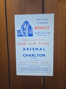 1943 War Cup Final South Arsenal v Charlton Athletic, 1st May 1943 - Picture 1 of 3