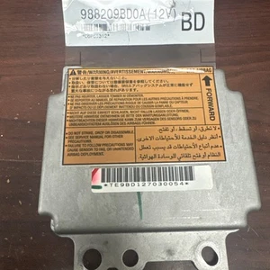 NISSAN FRONTIER SRS CONTROL MODULE UNIT PN: 988209BD0A (P) - Picture 1 of 3