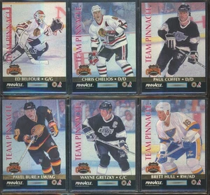 1992-93 Pinnacle Team Pinnacle French Complete Set 1-6 - Picture 1 of 2