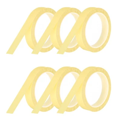 6 Rolls Whiteboard Tape Thin 20mm 54.7 Yard Thin Pinstripe Tape, Light Yellow Foto 1 de 4