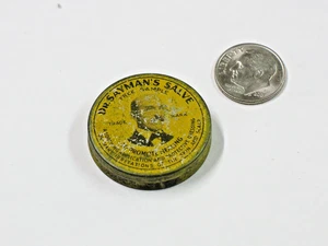 Vintage Medicine Tin DR. Sayman's Salve Free Sample Size St. Louis MO USA - Picture 1 of 3