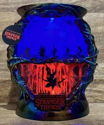 Bath & Body Works Stranger Things The Upside Down Light Up 3 Wick Candle Holder - Image 1 of 4