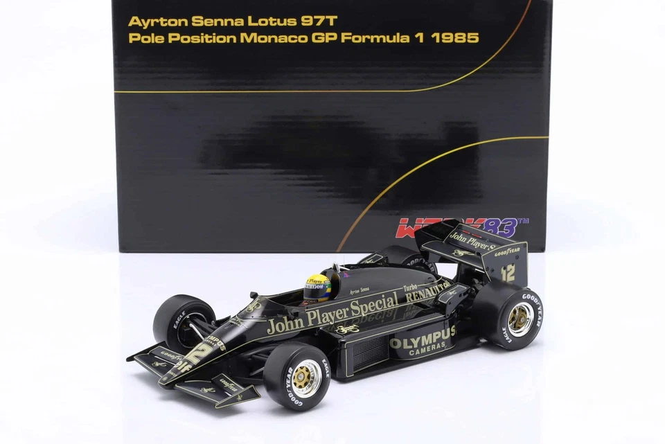 WERK83 - 1:18 Lotus 97T No.12 Ayrton Senna Pole Position GP de Mónaco 1985 - Res... Foto 1 de 4