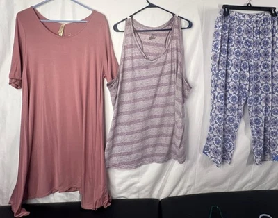 Женский лот из 3 Loungewear размер 2 X - Изображение 1 из 4