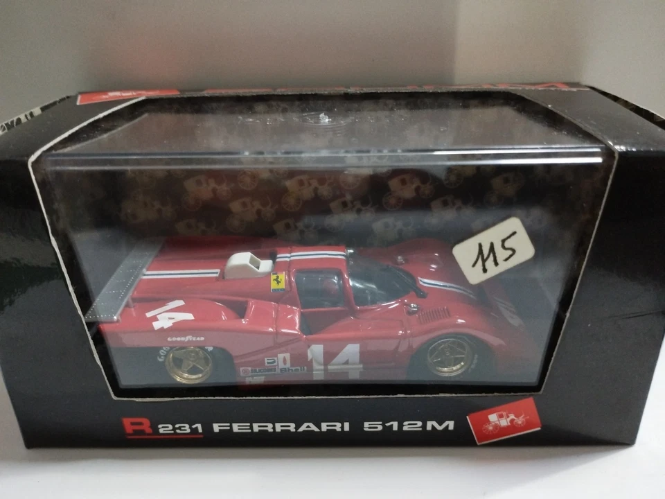 Brumm R231 Ferrari 512 M #14 Scuderia Nart 1971 Scala 1/43 - Immagine 1 di 1