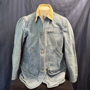 Vintage L.L. Bean Denim Chore Jeansjacke XL ohne Fleecefutter Made In USA T11 - Bild 1 von 16