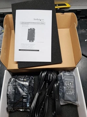 StarTech.com NETRS2321POE Serial Ethernet device server - 1 port - power over - Image 1 of 4