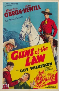 Guns of the Law (1944) Dave Tex O'Brien Kult Western Filmplakat 24x36 cm - Bild 1 von 1