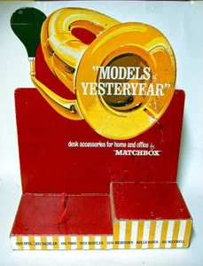 Matchbox Models of Yesteryear pantalla rara para los modelos cromados 1969 - Imagen 1 de 3