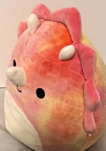 Squishmallow peluche Trinity Triceratops alto 9" - Ottime condizioni - Foto 1 di 7