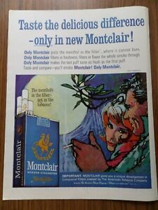 1963 Montclair Cigarettes Ad  