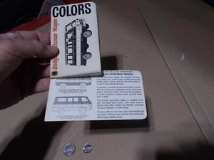 1966 Chrysler Dodge Car Dealer Sportsman Wagon Van color sample options booklet - Picture 1 of 5