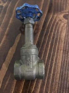 Nibco Valvola a saracinesca in bronzo a collo lungo controllo flusso T-111, filettata 3/4" - Foto 1 di 5