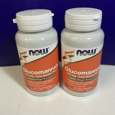 2X: Now Glucomannan Support & Weight Management 60 cápsulas vegetais - Expira em 8/2026 - Imagem 1 de 4