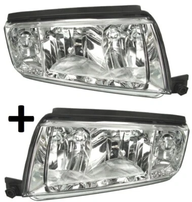 2x SCHEINWERFER VORNE LINKS RECHTS ELEKTRISCH H3 H7 SKODA FABIA 6Y2 6Y5 1999-08 - Bild 1 von 3