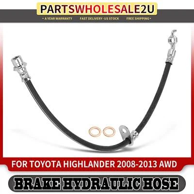 左后制动液压软管适用于丰田 Highlander 2008 2009 2010 - 2013	 — 第 1/4 张图片