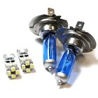 Vw Polo 6Nf H7 501 55W Ice Blue Xenon Hid Low Canbus Led Side Light Bulbs Set
