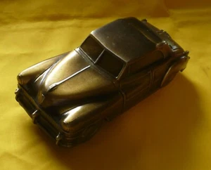 Vintage Banthrico of Chicago Brass Auto Coin Bank 1948 Chrysler Town & Country - Picture 1 of 7