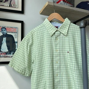 VINTAGE | Tommy Hilfiger Short Sleeve Button Down Shirt sz XL - Picture 1 of 12