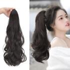 Ponytail Wig Female Long Hair Grasping Clip On Ponytail Piece= As Hair W1P6