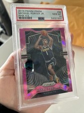 2019-20 Panini Prizm Pink Ice Prizm Michael Porter Jr #88 PSA 10 GEM MT