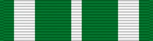 Coast Guard Commendation Medallas ( Cgcm ) Eeuu Army Verde y Blanco Cinta En - Imagen 1 de 4