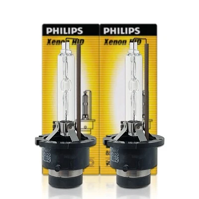 Philips D2S HID Xenon Headlight Bulbs 85122C1 OEM 4300K Made in Germany 2-Pack - Image 1 of 4