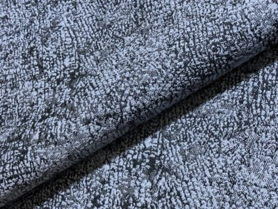 Mystic Haze Textured medium weight upholstery fabric in midnight blue - Image 1 of 4